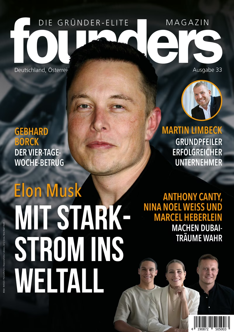 Aktuelles Titelbild des founders Magazin